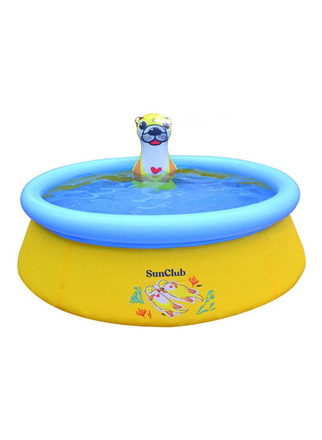 Round Kiddie Pool With Spray 150x41cm - v1647783551/N52925183A_1