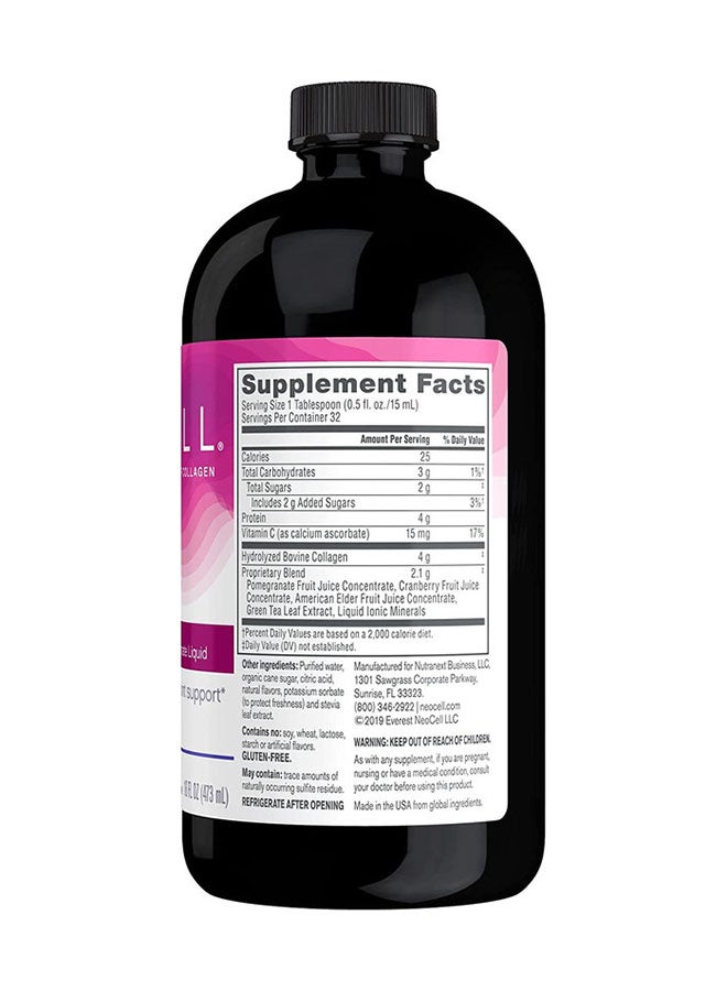NEOCELL Collagen Plus C Pomegranate Liquid  - Image 2