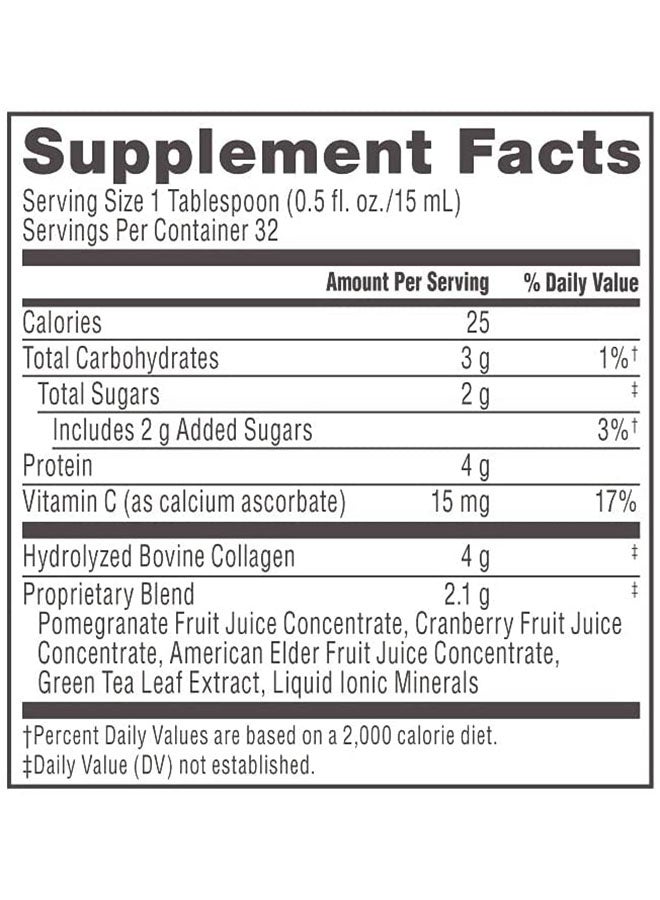 NEOCELL Collagen Plus C Pomegranate Liquid  - Image 3