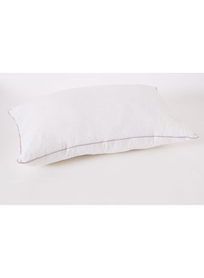 Home Box Jonas Plain Antibacterial Pillow Cotton White 45x70cm  - Image 1