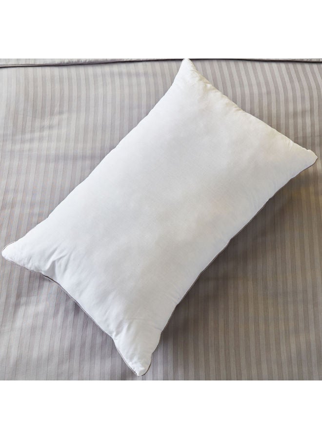 Home Box Jonas Plain Antibacterial Pillow Cotton White 45x70cm  - Image 5