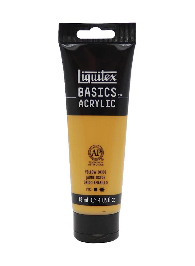 Liquitex Basics Acrylic Paint Oxide Yellow - Image 1