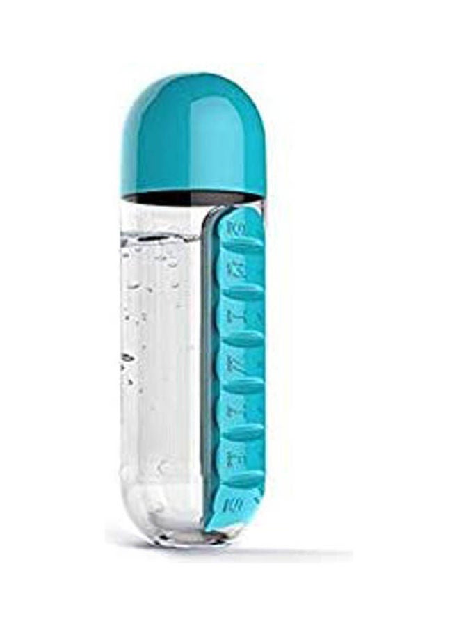 Generic Water Bottle With Built-In Daily Pill Box Organizer - Image 2