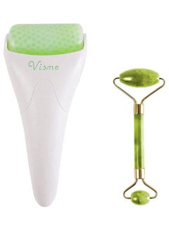 And Ice Roller 2 In 1 - Eye Rollers Set For Puffiness And Migraines Green
