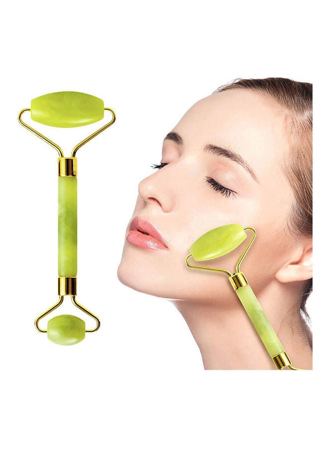 Jade Roller Face Roller Massager For Face/Eye/Neck Green 5.9x2.2x1.4inch  - Image 1