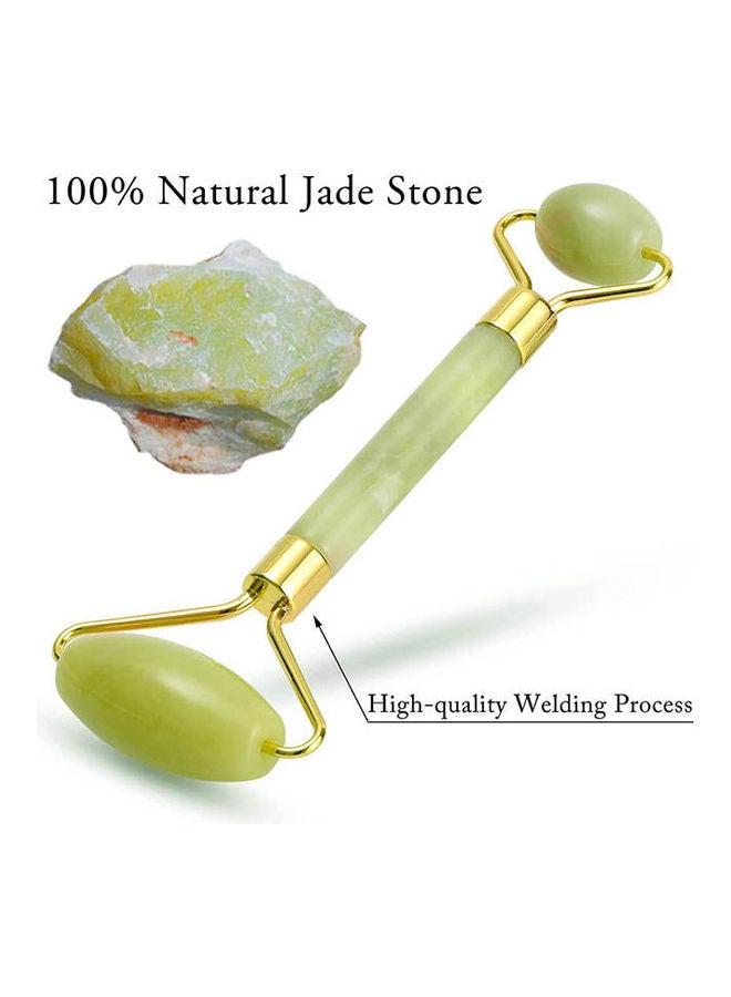 Jade Roller Face Roller Massager For Face/Eye/Neck Green 5.9x2.2x1.4inch  - Image 2