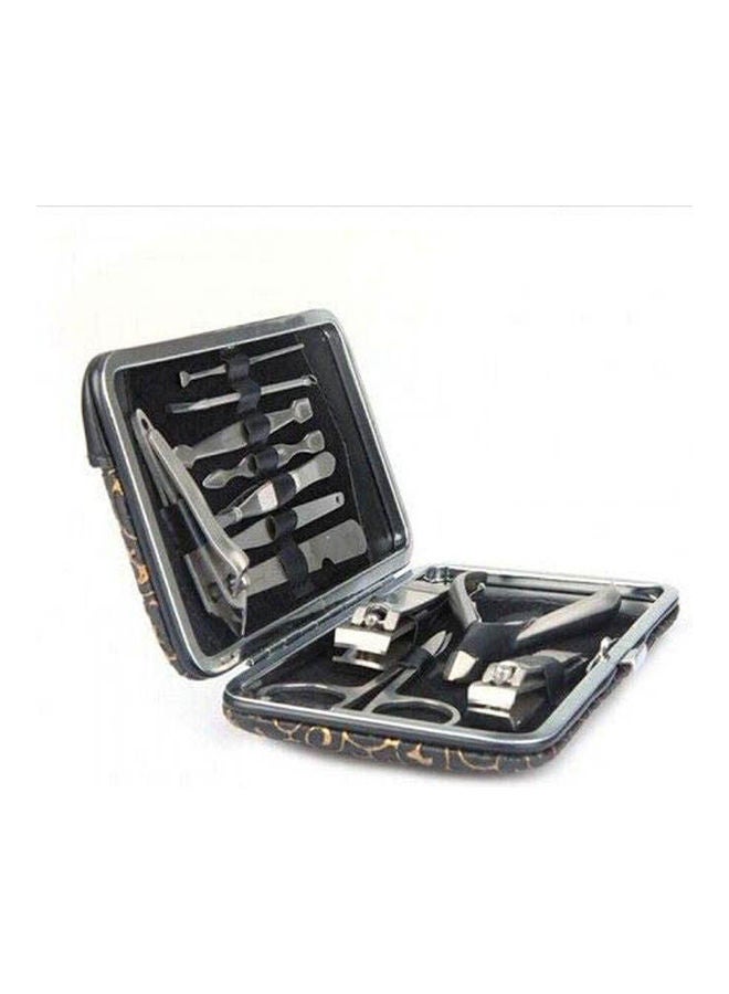 Generic 12Pcs Manicure Pedicure Set Nail Grooming Care Tool Scissors Clippers Kit Silver  - Image 2