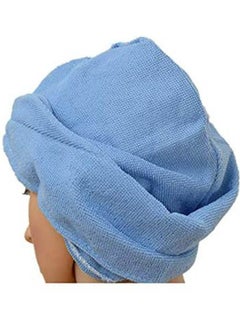 Generic Microfiber Geometric Pattern- Head Towels Blue  - Image 2