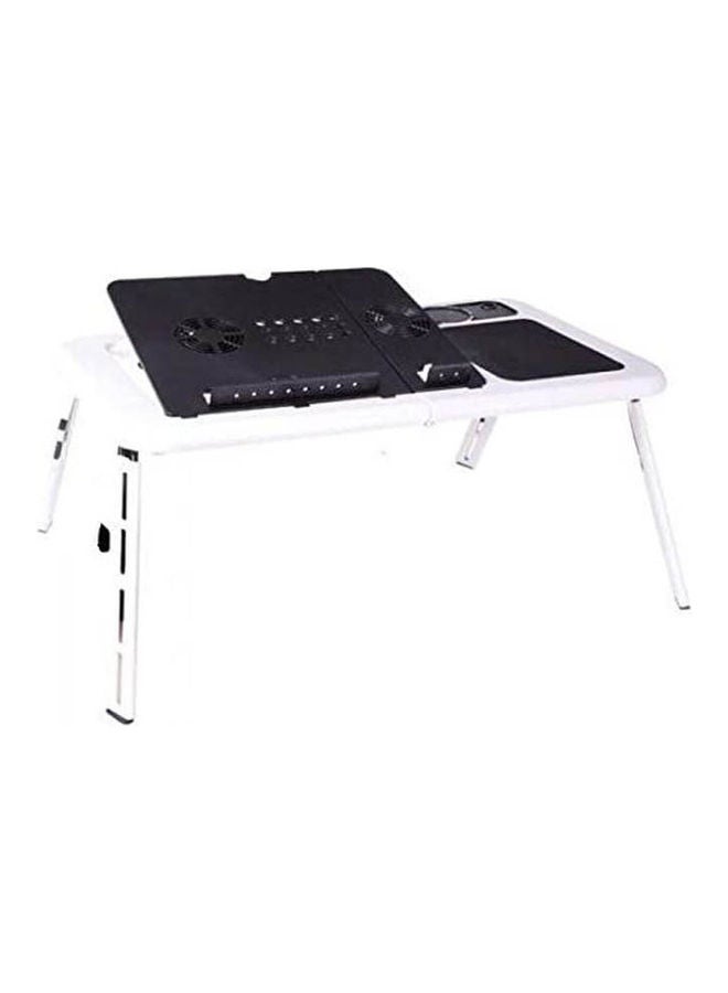 Huayang - Muiltipurpose Laptop Foldable Table E Table With 2 Usb Fan Etable White - Image 1