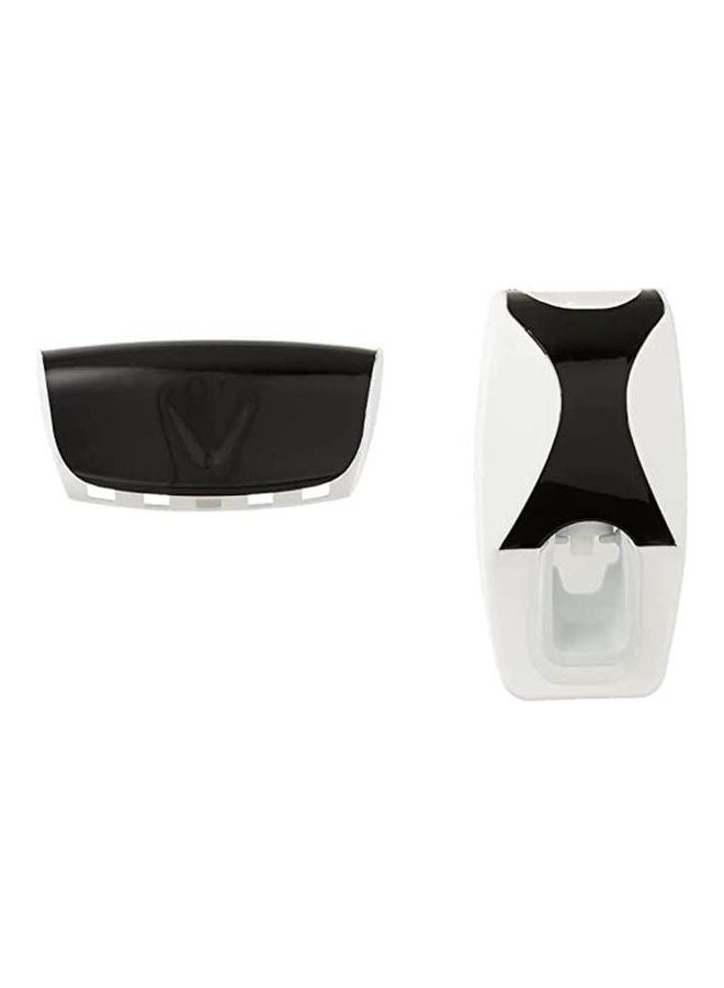 Generic - Auto Squeezing Toothpaste Device With Toothbrush Holder White 15.5x6.5x6cm - Image 1