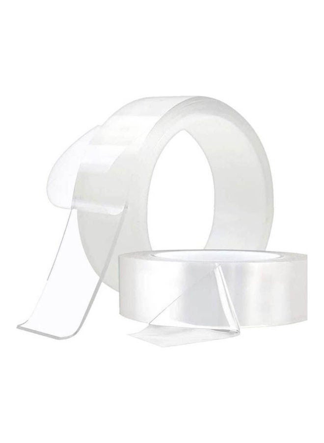 1Pcs Sticky Tape Washable Adhesive 9.84Fttape ReusableWear-Resistant Tape Nano Tape Double Sided Tape For Paste Photos Home Office School Clear 3meter - Image 1