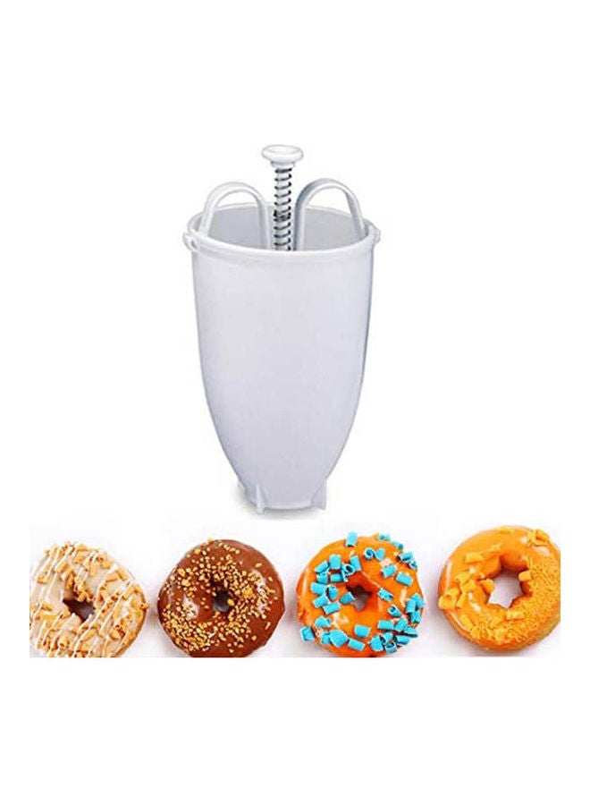 Kitchen Pro Mini Plastic Donut Doughnut Maker White
