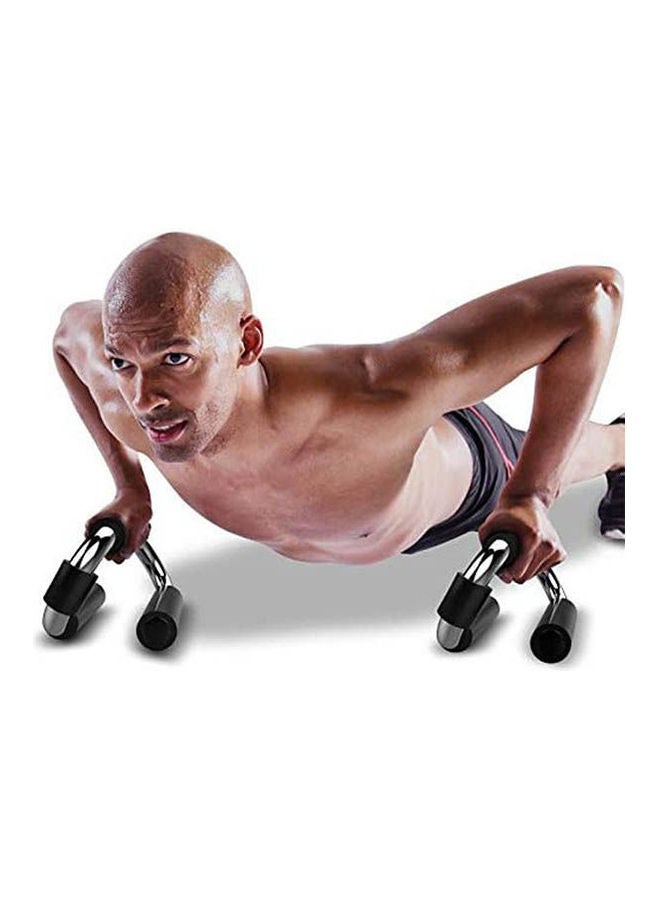 S-Shaped Push-Up Bars Stands Support Brackets Home Muscle Workout Exercise Fitness Equipment - Image 2