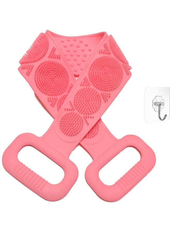 Bath Body Brush With One Strong Hook Pink - Image 1