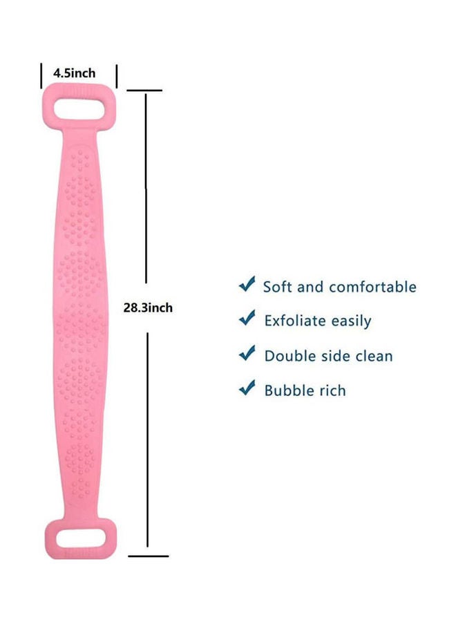 Bath Body Brush With One Strong Hook Pink - Image 2