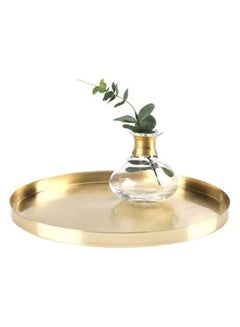 Arabest Decorative Tray Gold 30x30x2.8cm  - Image 2