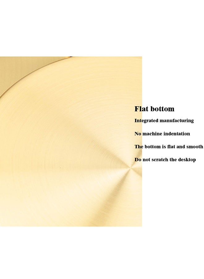 Arabest Decorative Tray Gold 30x30x2.8cm  - Image 3