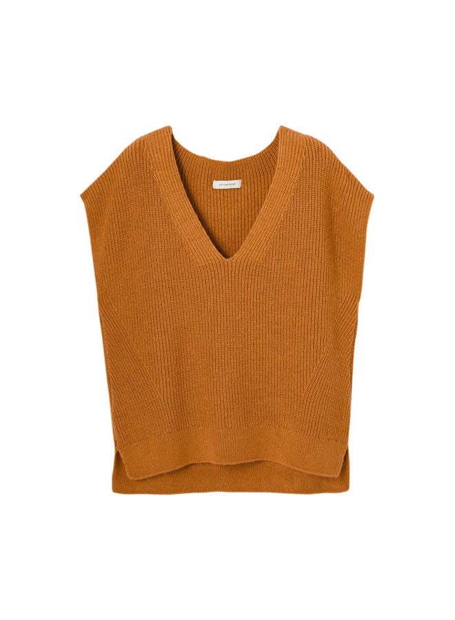 promod Sleeveless Jumper Saffron  - Image 3