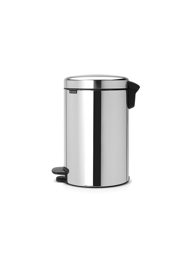 Pedal Bin Newicon With Plastic Inner Bucket Brilliant Steel 12Liters - v1647847591/N41233355A_4