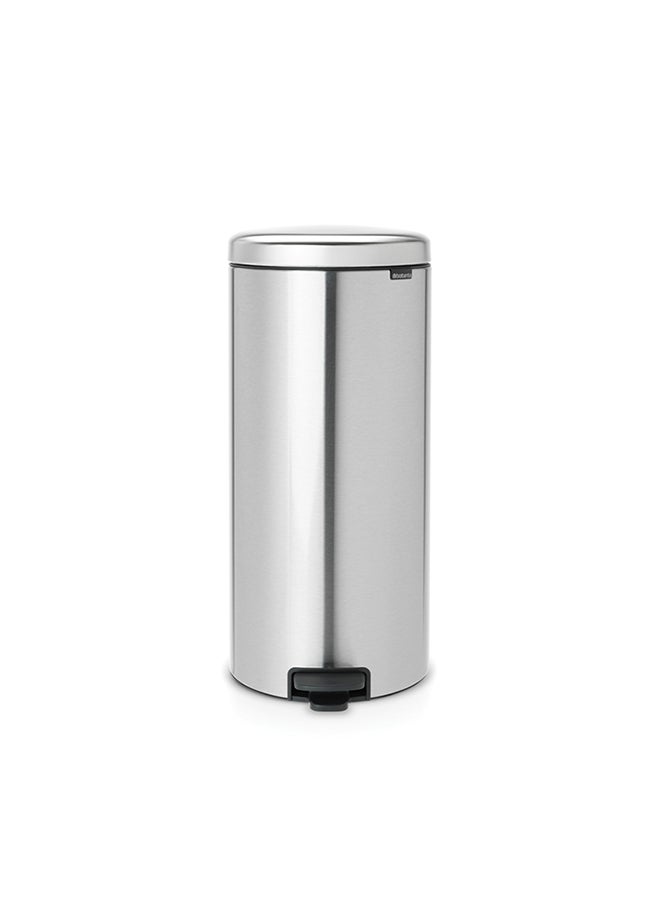 brabantia Pedal Bin Newicon With Inner Bucket Matt Steel Fingerprint Proof 30Liters  - Image 1
