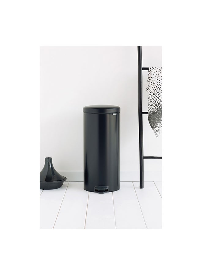brabantia Pedal Bin Newicon With Inner Bucket Matt Black 30Liters  - Image 3