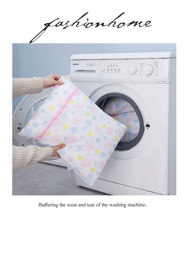 fashionhome Fabric Laundry Wash Bag multicolour 33x22cm - Image 3