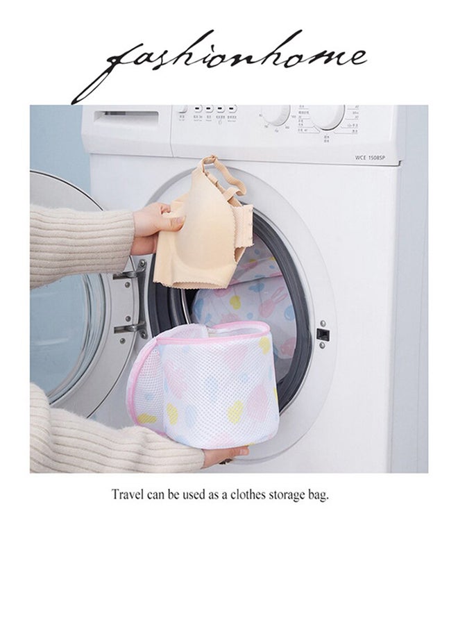 fashionhome Fabric Laundry Wash Bag multicolour 33x22cm - Image 4