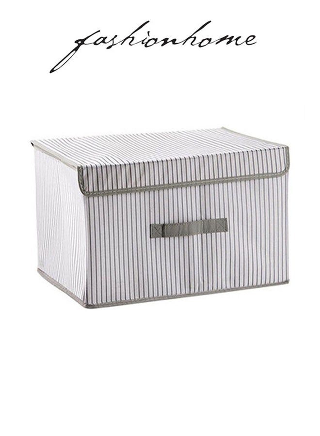 Closet Organizer Storage Box White/Grey