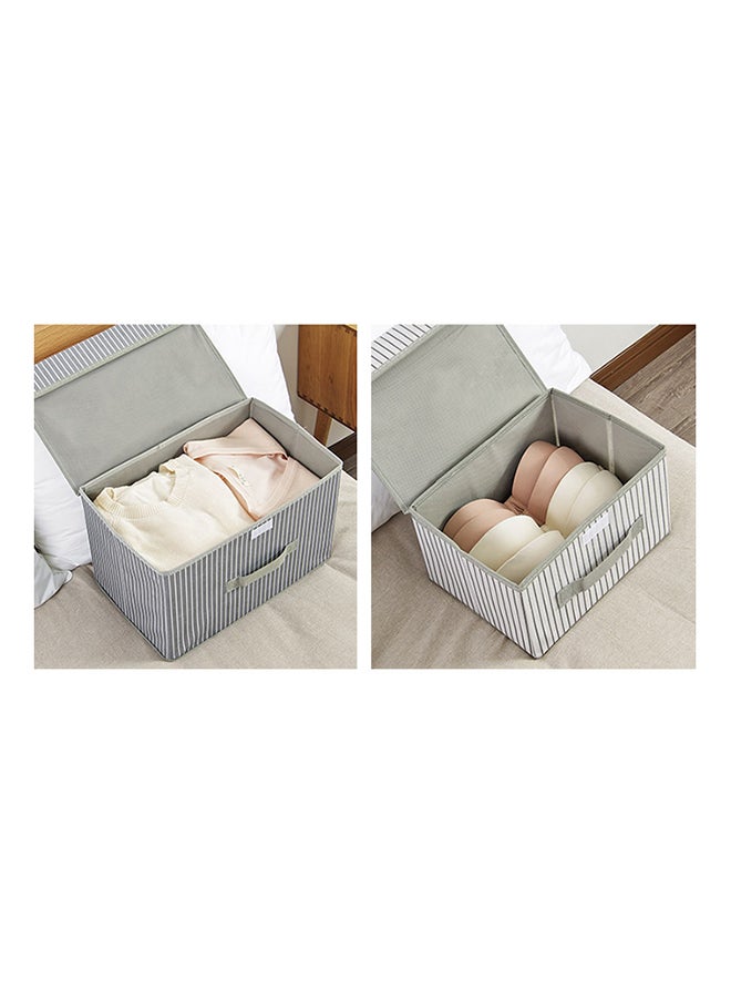 Closet Organizer Storage Box White/Grey