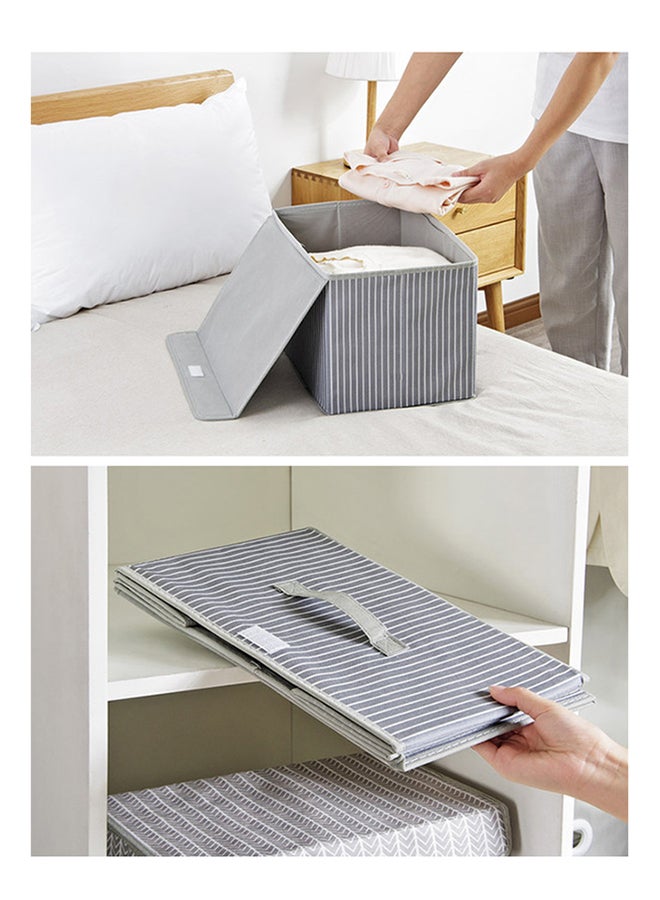 Closet Organizer Storage Box White/Grey