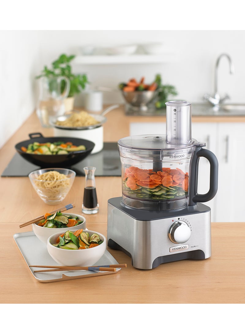 KENWOOD - Electric Food Processor With Variable Speed 1000 W 1.5 L 1000 W FDM788BA Silver - Image 1