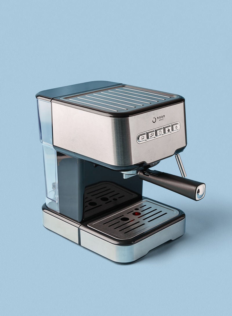 Espresso Coffee Machine - 15 Bar 850 W With High Pressure 1.5 Liter Black/Silver 1.5 L 850 W CM5403D-GS Silver/Black