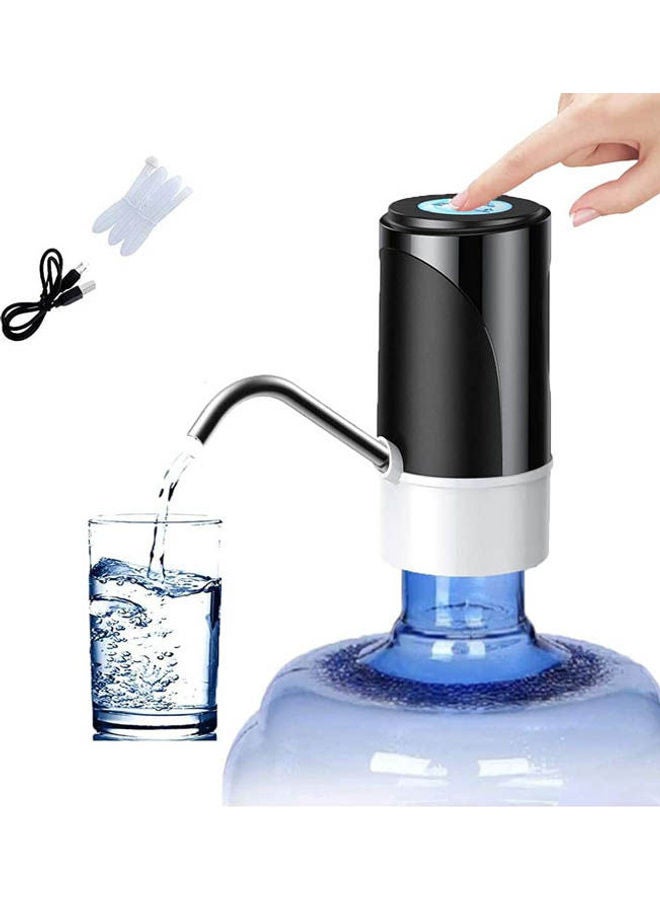 Electric 5 Gallon Water Bottle Dispenser, Automatic Portable Water Dispenser Pump Fit 2-5 Gallon Universal Bottle Black  - Image 1