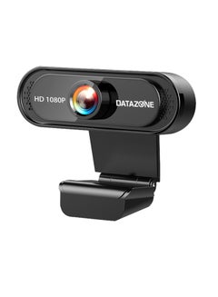 Datazone USB 2MP Web Digital Camera Full HD With Microphone Clip Black  - Image 1