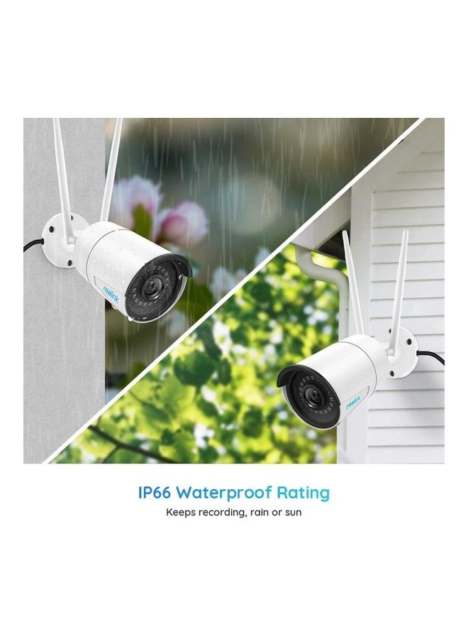 reolink - 4MP Plug-In WiFi Security Cameras System For Home 2.4/5Ghz Night Vision IP66 Waterproof Motion Detection Work With Google Assistant - Image 1