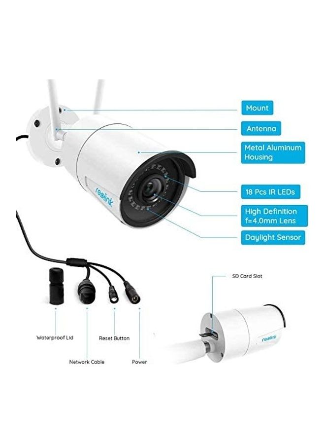 reolink - 4MP Plug-In WiFi Security Cameras System For Home 2.4/5Ghz Night Vision IP66 Waterproof Motion Detection Work With Google Assistant - Image 1