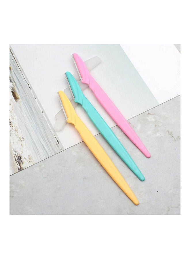 3 Pcs Women Face Shavers  Eyebrow Razor Multicolour - Image 1