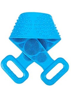 Silicone Back Scrubber For Shower Blue