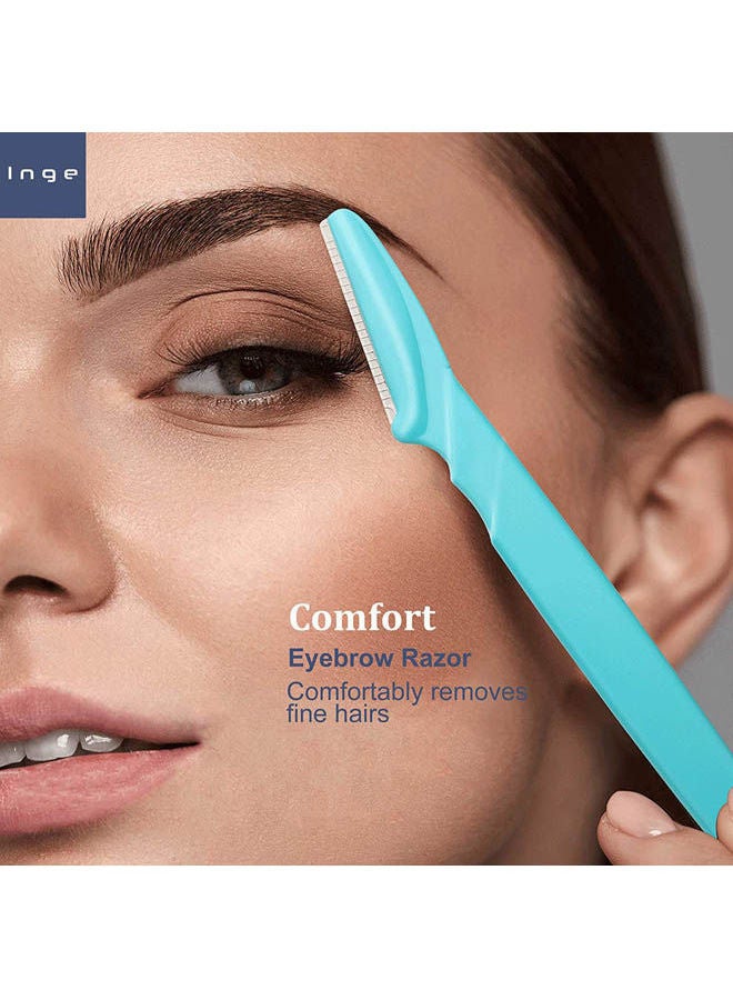 Eyebrow Shaver- Dermaplaning Razor Exfoliating Blade - 6Pcs Multicolour - Image 2