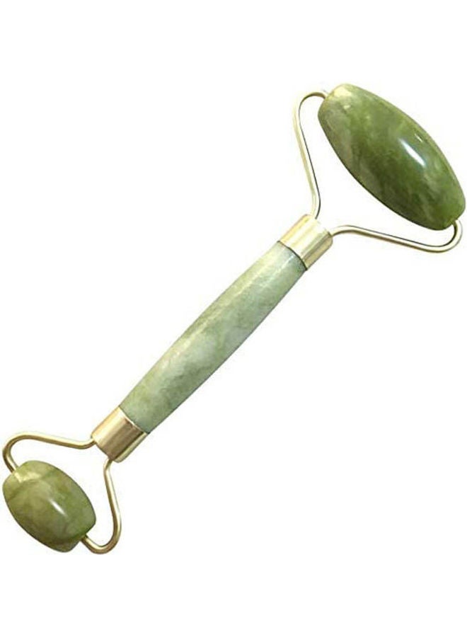 Style Facial Massage Roller, Jade And Rose Quartz Roller,Great Eye Roller And Lymphatic Drainage Massager - Image 1