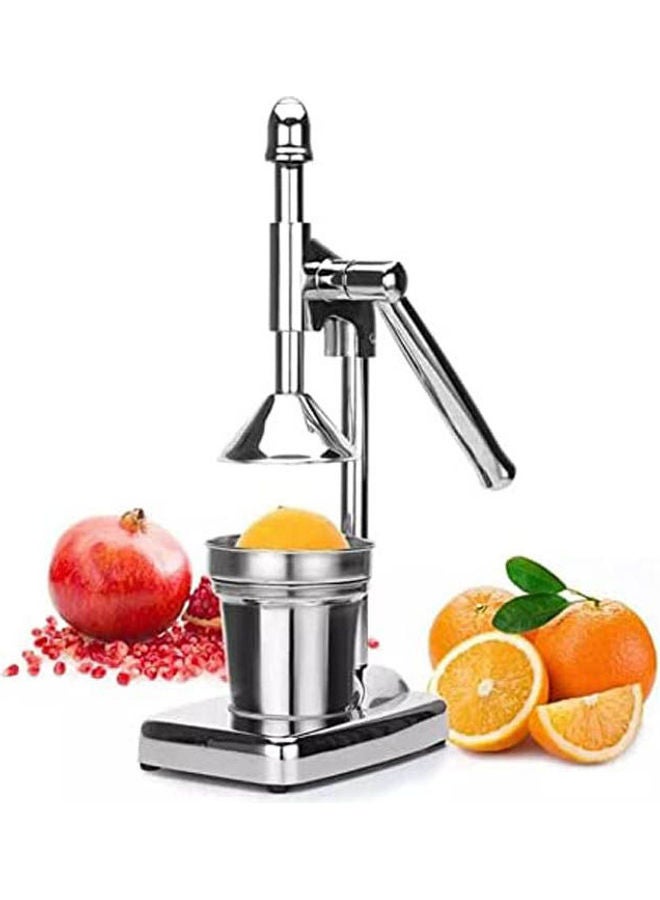Stainless Steel Hand Fruit Juicer Home Fruit Juicer Silver - Image 1