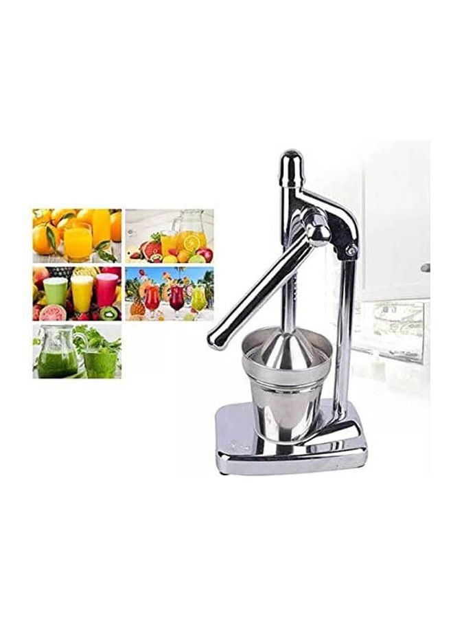 Stainless Steel Hand Fruit Juicer Home Fruit Juicer Silver - Image 2