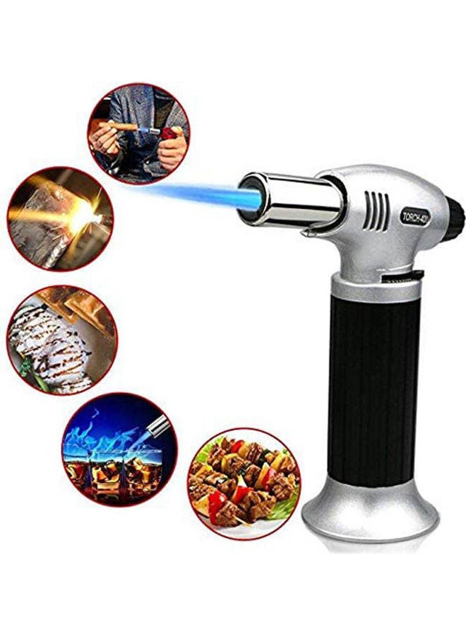 Generic - Kitchen Torch, Flame Lighter Refillable Blow Torch Lighter Outdoor Windproof Cooking Torch Multicolour 12X15X6cm - Image 1