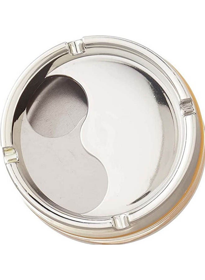 Qasem Ashtray With Lid Yellow 9cm - Image 2