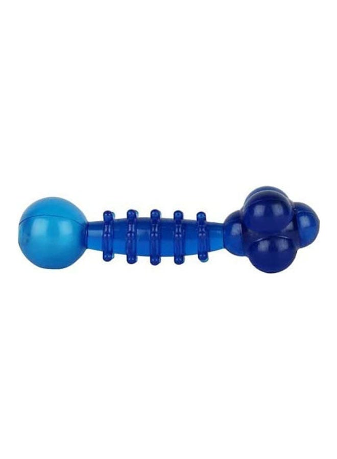 Chew Toys, Pet Dog Puppy Bone Shape Tpr Tooth Cleaning Molar Bite Chewing Training Toy Blue