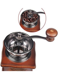 Generic Coffee Mill Grinder Coffee Maker Manual Brown-Silver  - Image 2