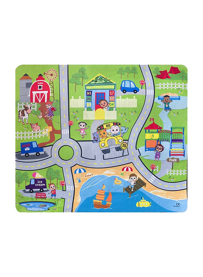 Cocomelon Felt Play Mat Set With 1 Vehicle Included  - Image 2