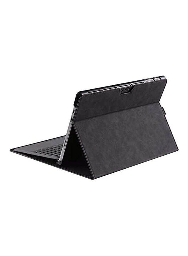 Generic - For Microsoft Surface Pro 4 Protective Cover For Tablet Computer Laptop Surface Pro 4 Sleeve With Leather Outside And Silicone Case Inside Black - Image 1