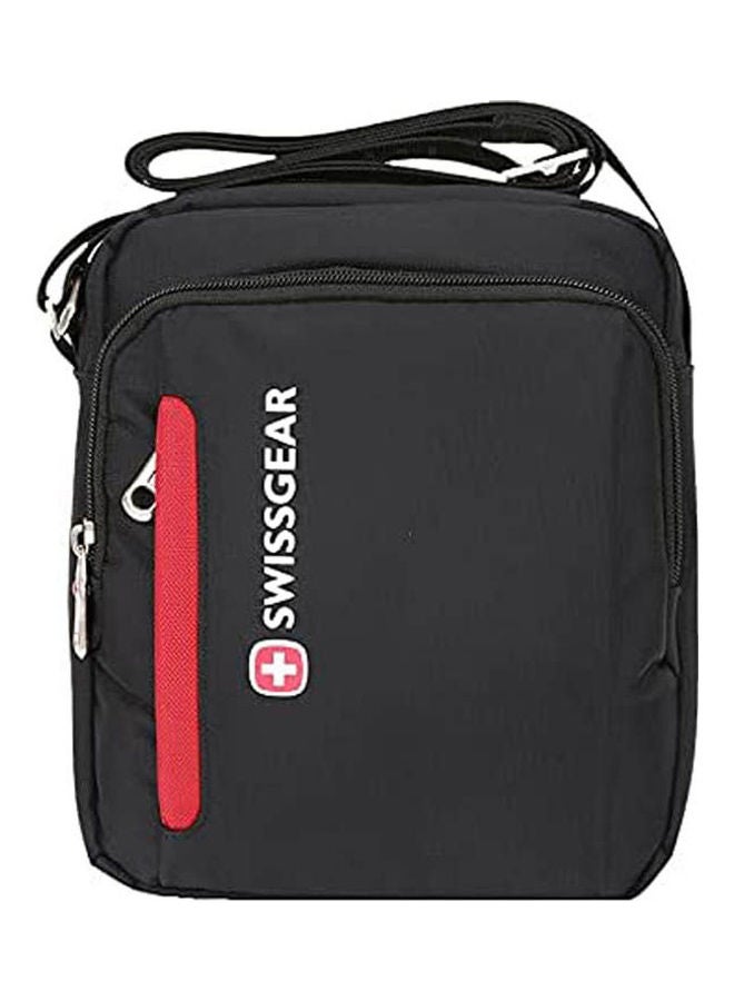 SWISSGEAR - Waterproof Deluxe Messenger Handbag Swiss Gear Crossbody For Tablet And Mobiles - Black - Image 1