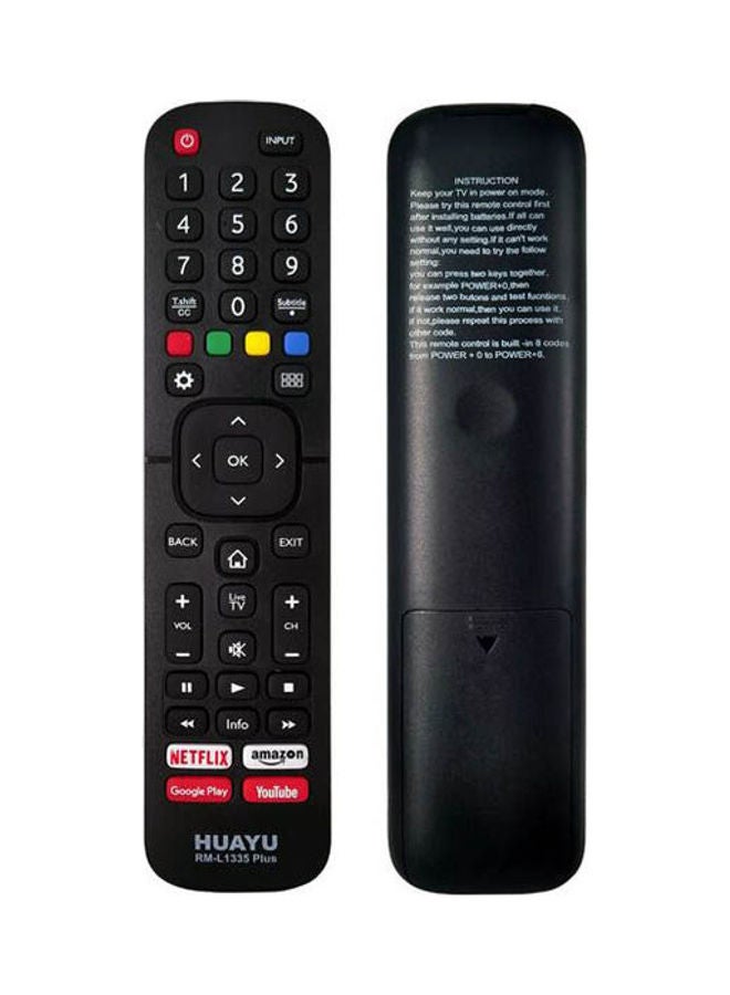 Hisense Screen Remote Control Black